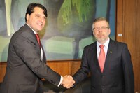 Marco Maia reúne-se com o presidente da OAB-DF, Francisco Caputo