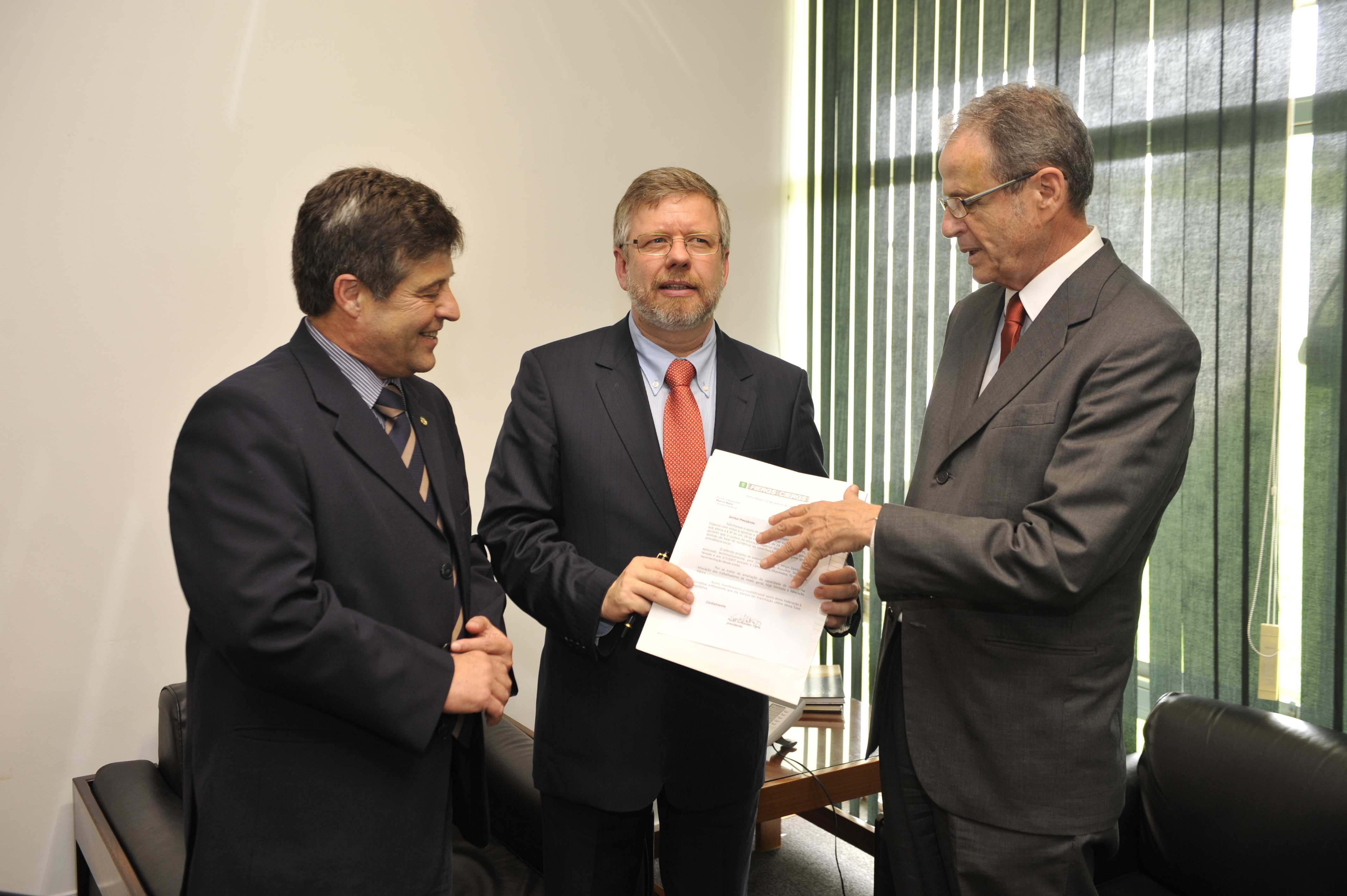 Marco Maia se reúne com presidente da Fiergs