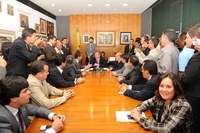 Movimento emancipalista é recebido por Marco Maia