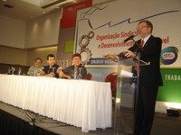 Marco Maia participa da abertura do 8º Congresso da CNM/CUT