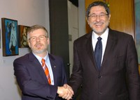 Presidente da Câmara reúne-se com Presidente da Petrobras