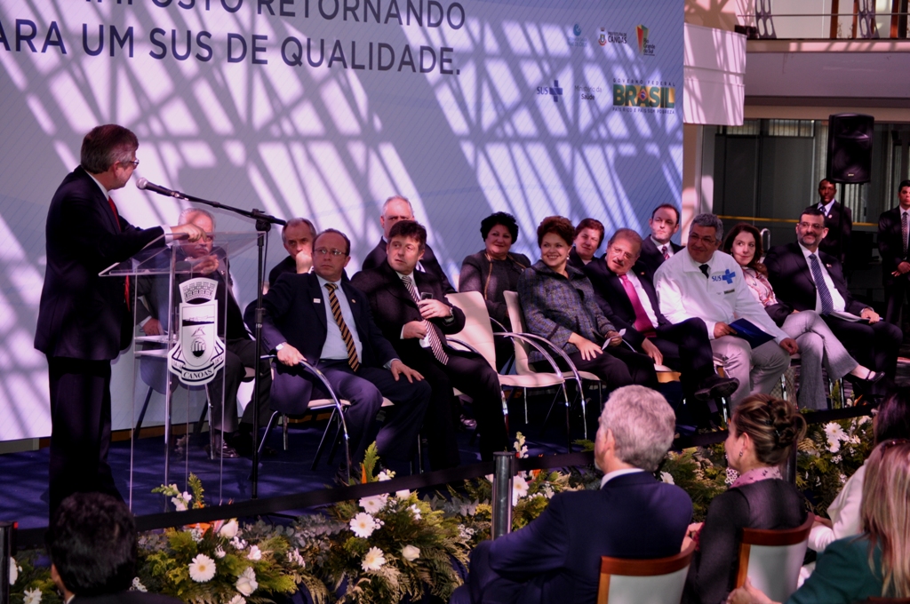 Presidente Marco Maia acompanha inauguração de 110 leitos no Hospital Universitário Ulbra-Canoas