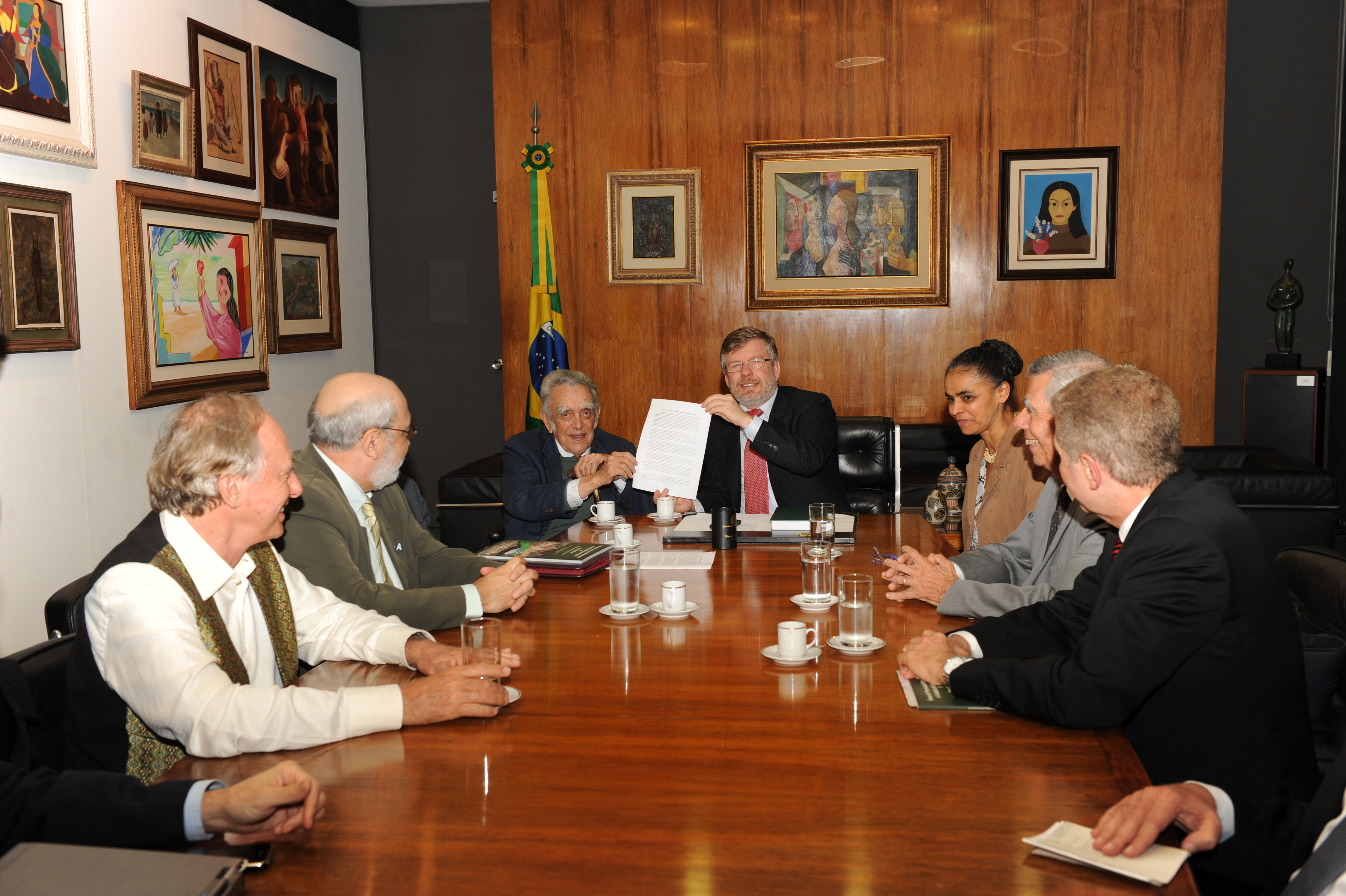 Presidente Marco Maia recebe de ex-ministros do Meio Ambiente carta sobre o novo Código Florestal
