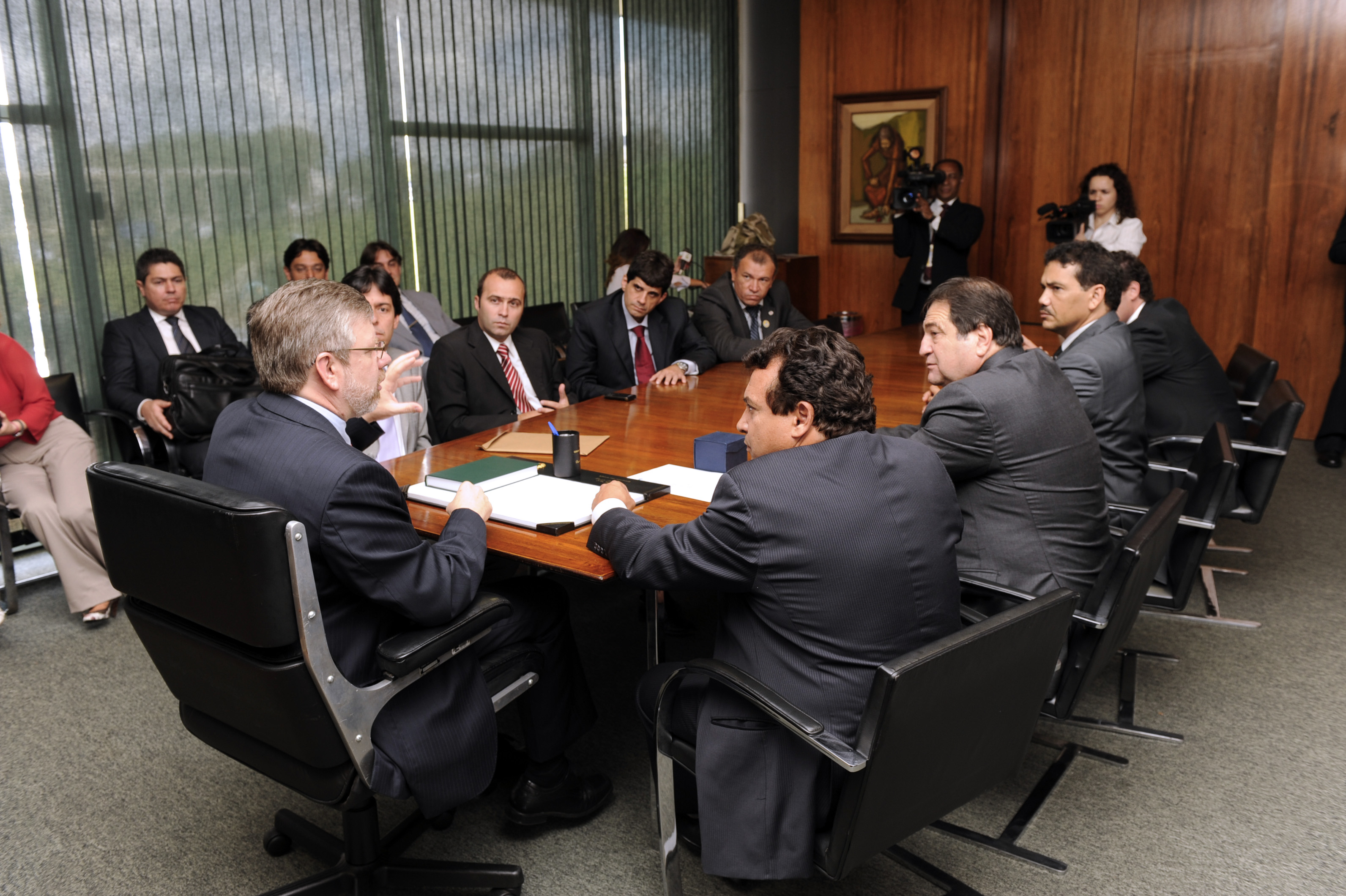 Presidente Marco Maia recebe os representantes da União Nacional dos Legislativos Estaduais
