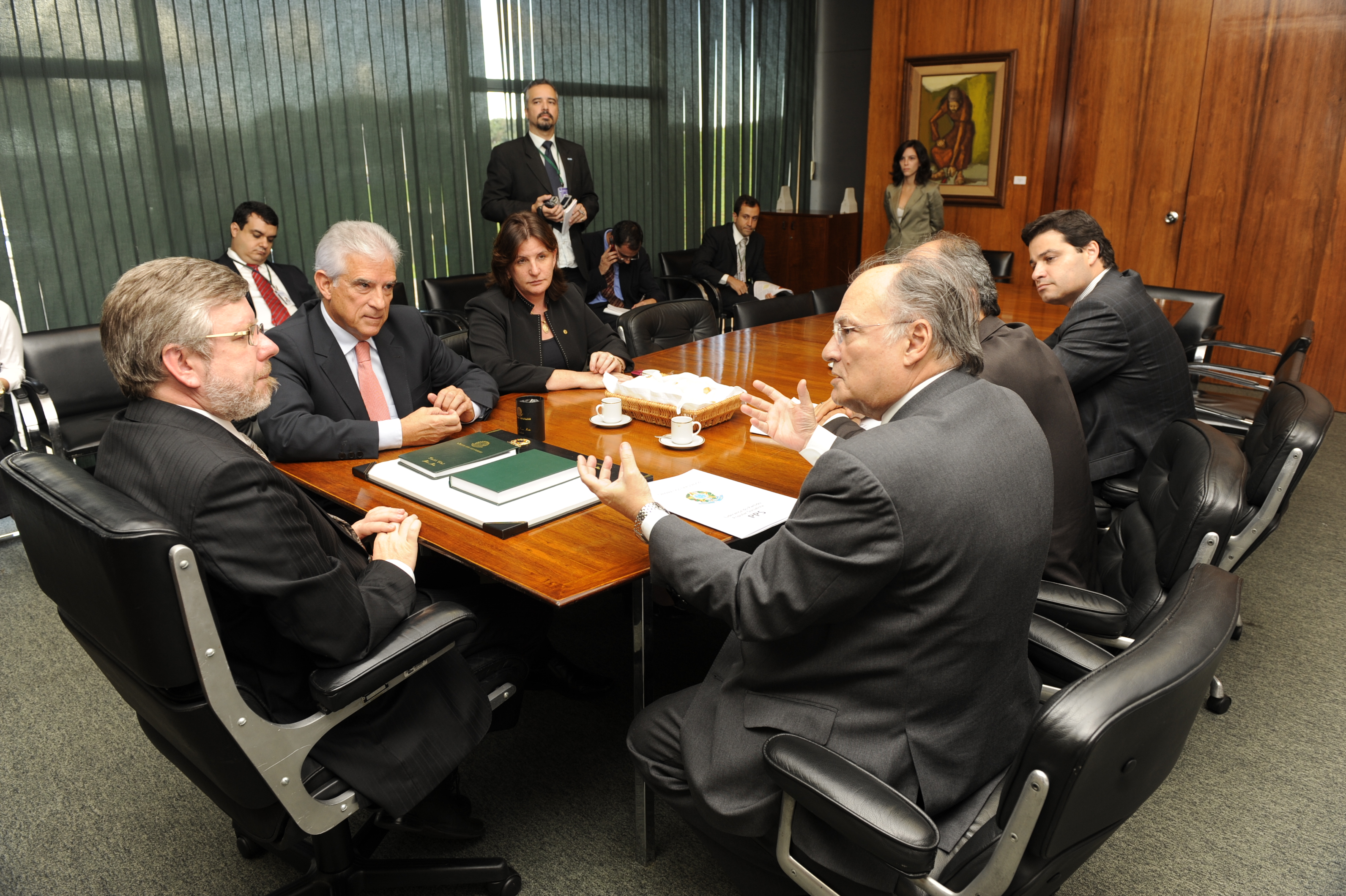 Presidente Marco Maia recebe propostas do PPS para a Reforma Política