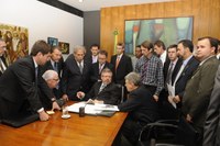 Presidente Marco Maia reúne-se com bancada gaúcha