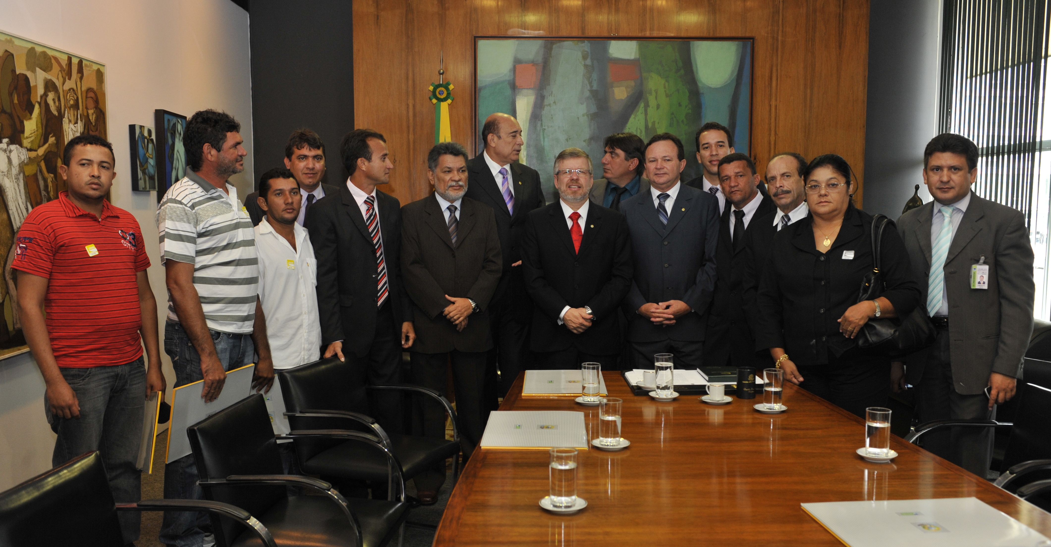 Presidente Marco Maia reúne-se com comitiva do Maranhão