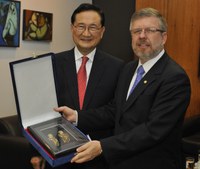 Presidente Marco Maia reúne-se com o Vice-Presidente da Assembléia Nacional da República da Coréia