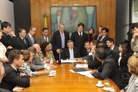 Presidente Marco Maia reuniu-se com a Frente Parlamentar da Saúde