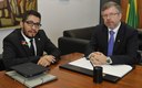 Presidente Marco Maia reuniu-se com o deputado Jean Wyllys