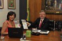Presidente recebe coordenadora do Movimento Limpa Brasil Let’s Do It!