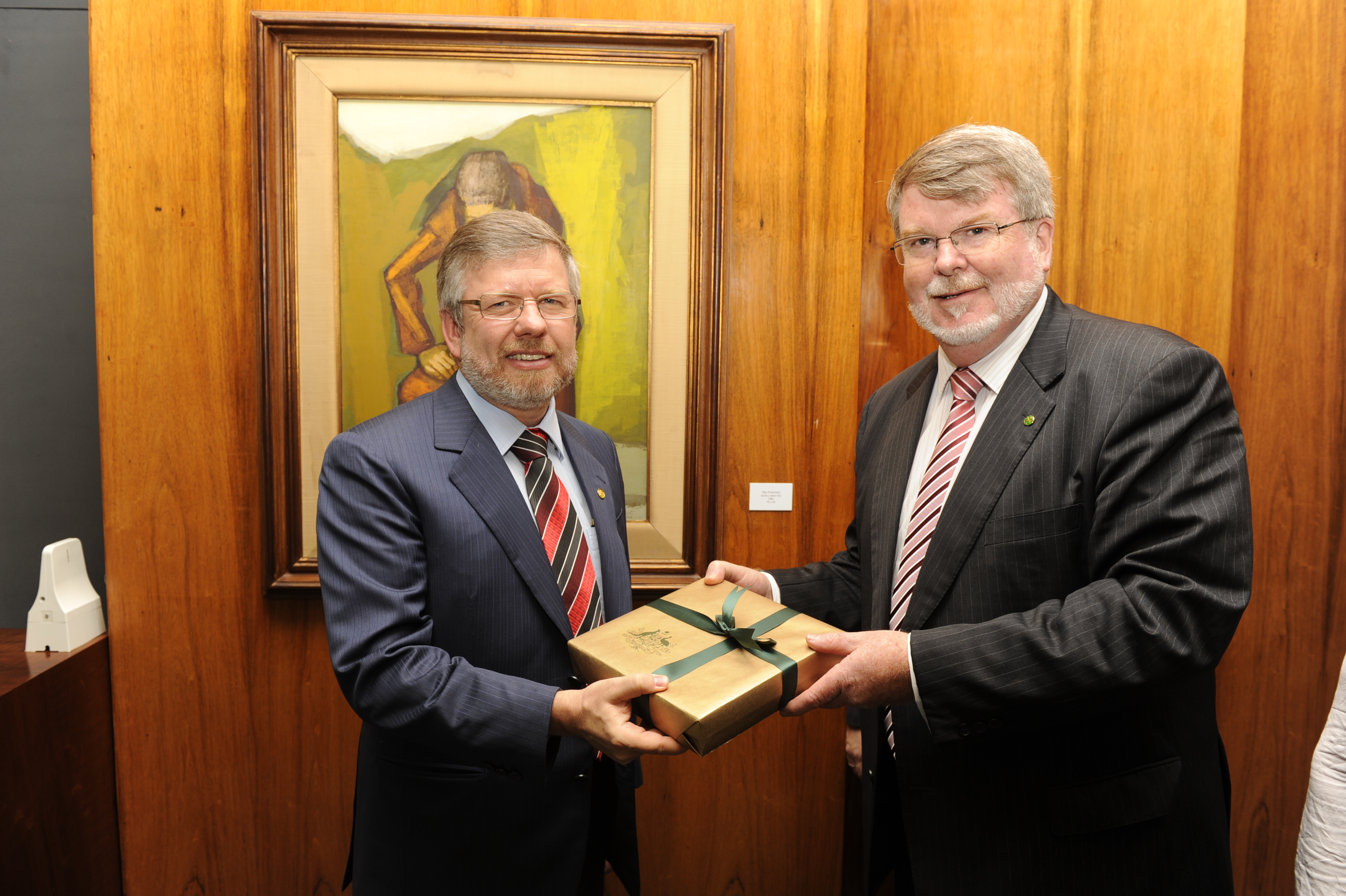 Presidentes da Câmara dos Deputados do Brasil e da  Austrália se reúnem