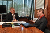 Reitor da UFFS pede apoio de Marco Maia para implantação de campi focado na área da saúde