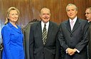 Hillary Clinton reúne-se com Temer e Sarney
