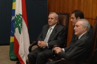 Presidente do Líbano pede apoio do Brasil na condução do processo de paz no Oriente Médio