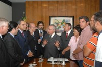 Temer recebe representantes da área de segurança pública