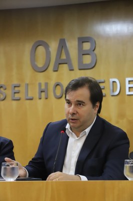 Maia em evento na OAB