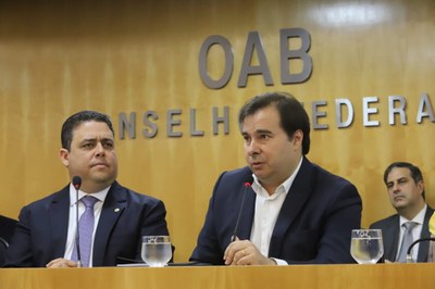 Maia em evento na OAB