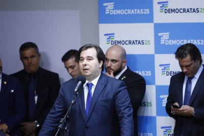 Maia convenção Democratas 2019