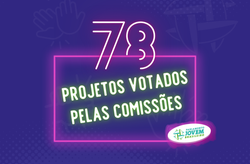 78 projetos votados pelas comissões