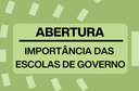 Abertura do Seminário de Educação Legislativa debate sobre a importância das escolas de governo