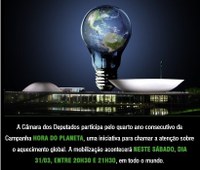 Câmara participa da Hora do Planeta