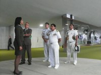 Comandante da Marinha Boliviana visita o Congresso Nacional