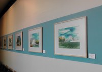 Gabinete de Arte da Presidência da Câmara recebe exposição Interlúdios de Brasília