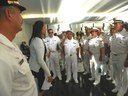 Oficiais da Marinha mexicana visitam Congresso Nacional