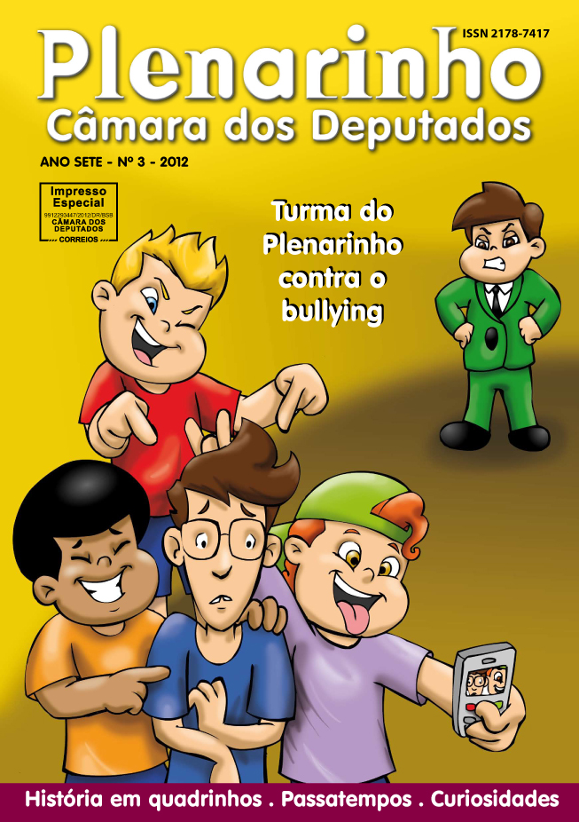 Plenarinho edita revistinha sobre Bullying
