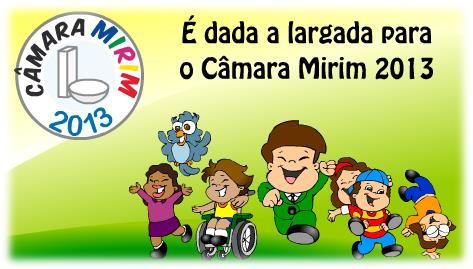 Prazo para inscrição de escolas no Câmara Mirim é adiado para 16 de junho