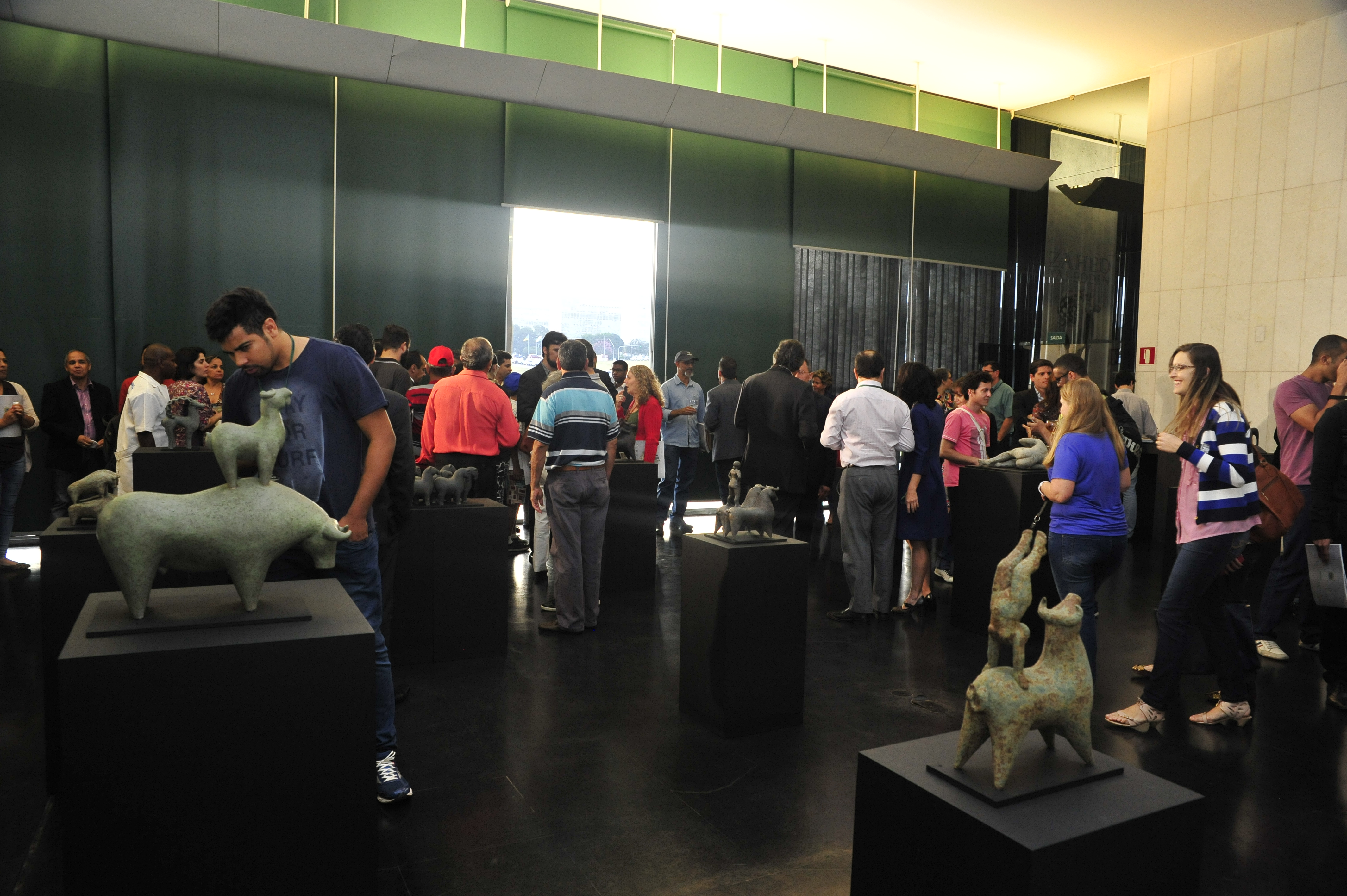 Abertura da exposição Zahed Taj-Eddin - Foto de Luís Macedo