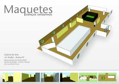 Galeria de arte do 10º andar do Anexo IV