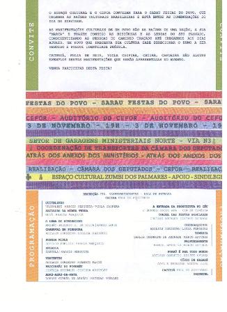 Sarau Festas do Povo II