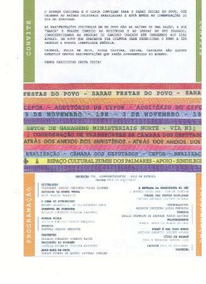 Sarau Festas do Povo II