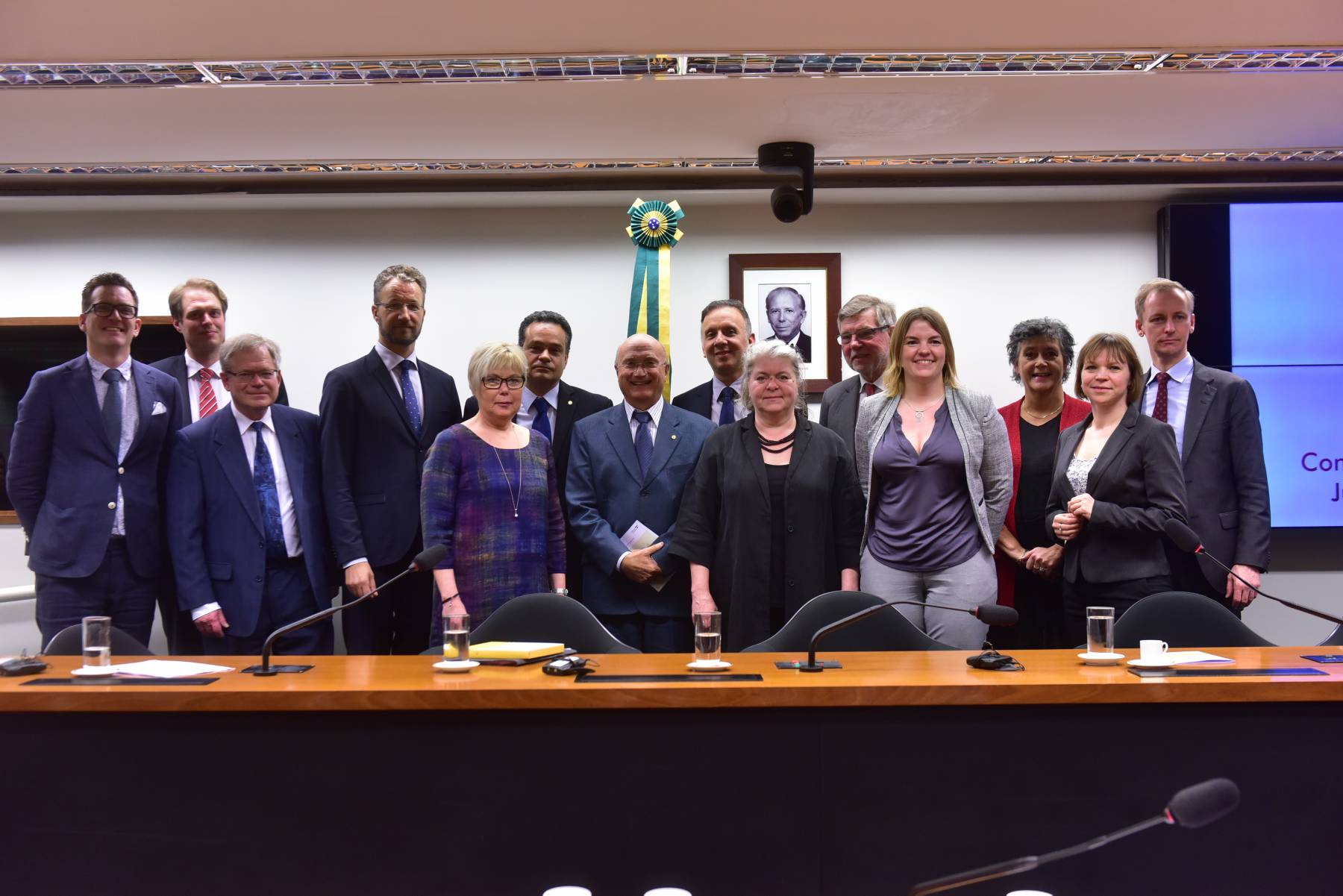 CCJC recebe Delegação Parlamentar da Comissão de Constituição do Parlamento do Reino da Suécia