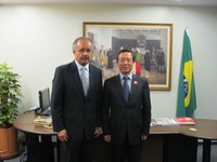 Ministro de Defesa chinês é recebido pelo Presidente da CCJC