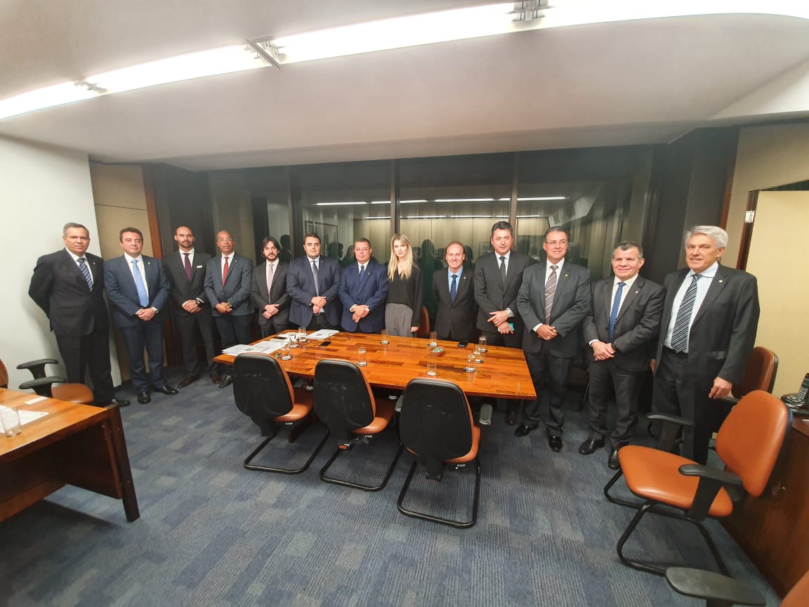 Presidente da CCJC, Deputado Felipe Francischini, recebe Presidentes de outras Comissões da Casa