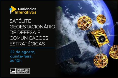 Card - Audiência Satélite Geoestacionário de Defesa e Comunicações Estratégicas