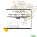 08/11/2017 - Seminário Nacional de Cultura. 