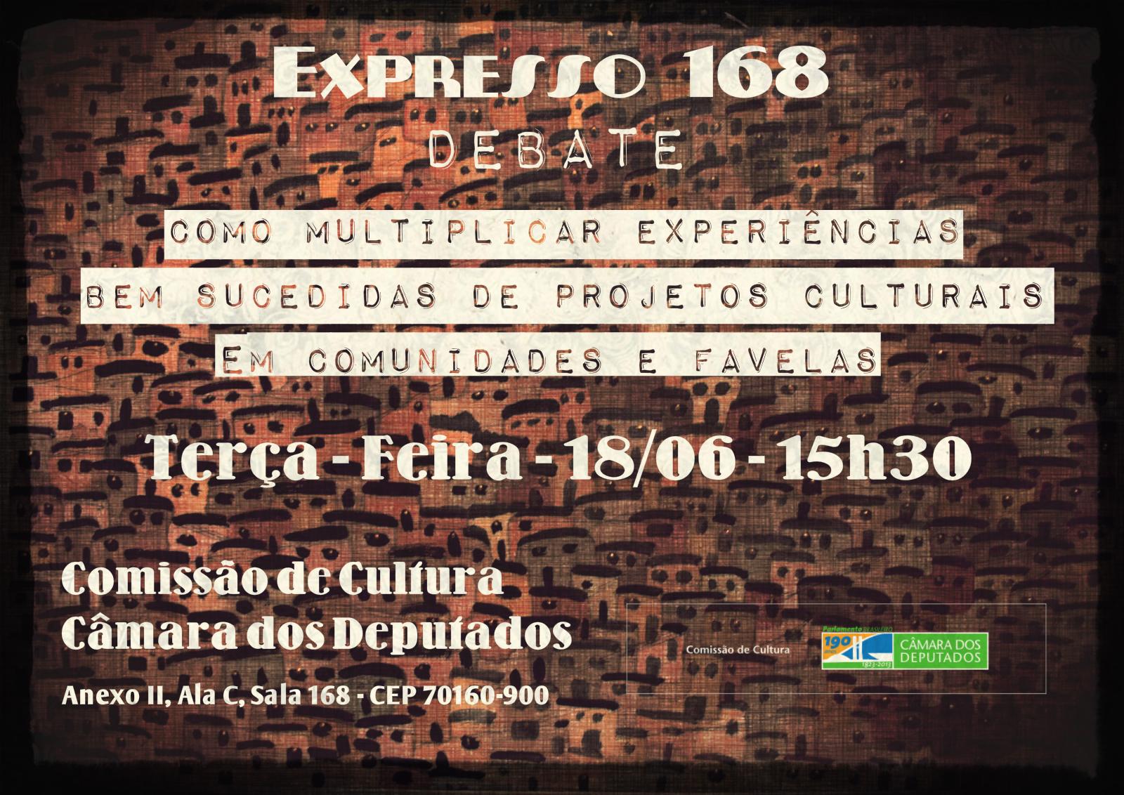 Confirmados os convidados para o Expresso 168 - 18/06