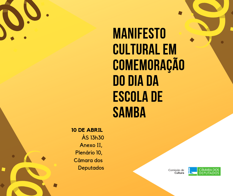  Manifesto Cultural em comemoração do Dia da Escola de Samba