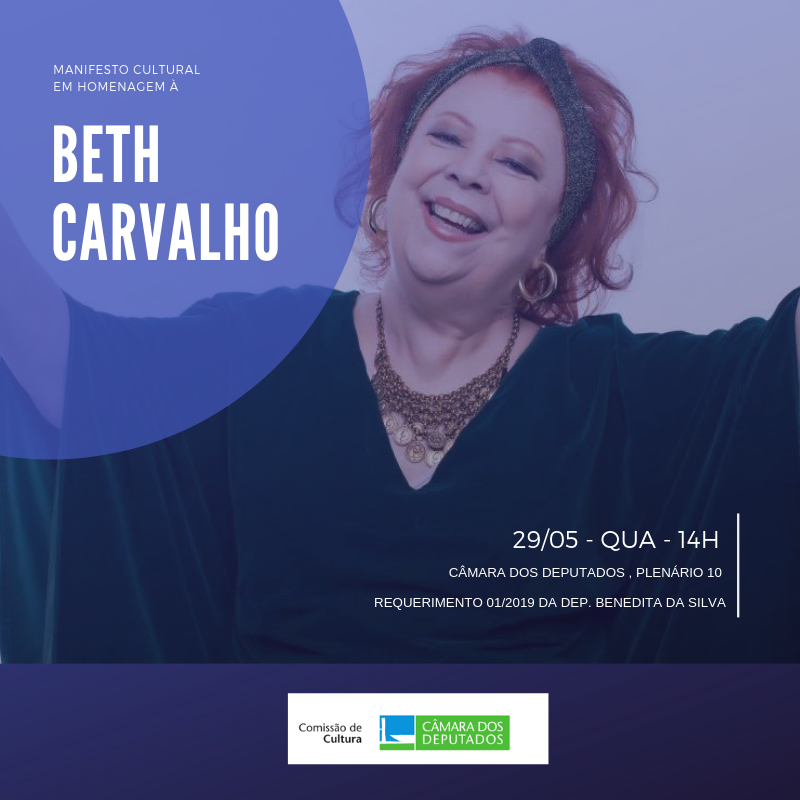 Manifesto Cultural em Homenagem à Beth Carvalho (29/05/2019)