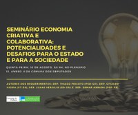 Ministro da Cultura fará abertura do Seminário Economia Criativa e Colaborativa: Potencialidades e Desafios para o Estado e para a Sociedade.  