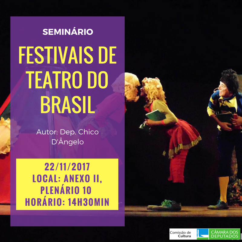 Seminário - Festivais de Teatro - 22/11/17