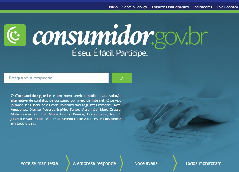 Plataforma consumidor.gov.br completa quatro meses de atividade