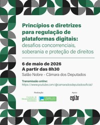 Evento - Princípios e diretrizes para regulação de plataformas digitais