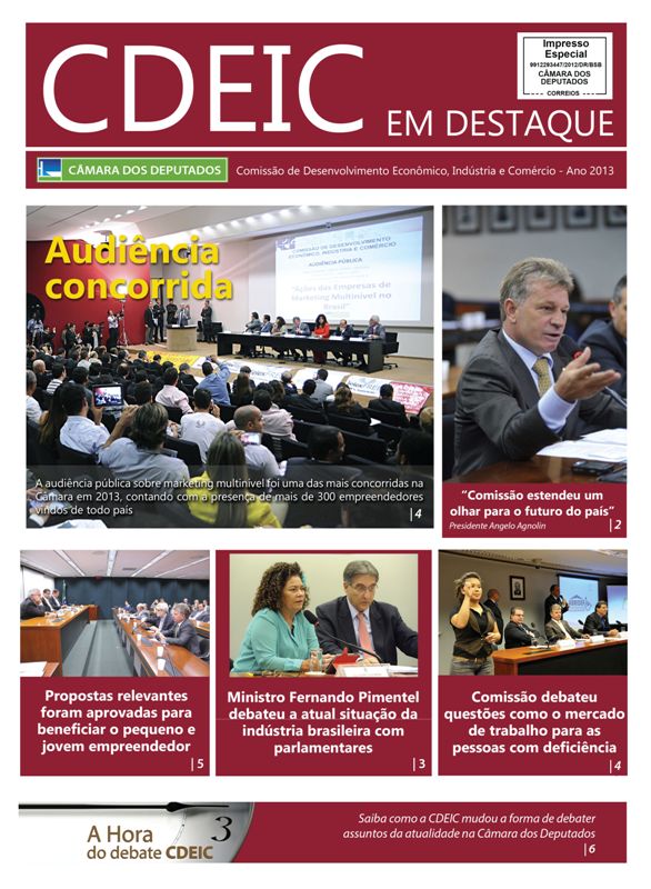 Jornal “CDEIC em destaque” encerra ano com balanço de atividades da comissão