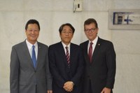 Presidente da CDEICS discute investimentos com embaixador do Japão