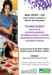 Plano Dubai será apresentado em audiência pública